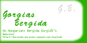 gorgias bergida business card